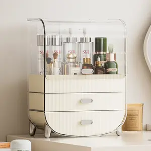 Choice Fun With Cover High Quality Clear Acrylic Drawer Luxury Desktop Organizer Skincare Storage Box For Storage Box Cosmetic