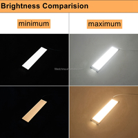 Atenuación táctil delgada de 8mm, luz para debajo del gabinete, casa móvil, caravana, casa, Camper, furgoneta, luz Interior, luz LED de 12V