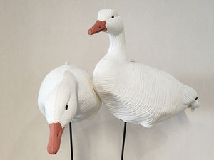 Leurre Pliable en EVA pour Chasse à l'Oie des Neiges, Modèle Blanc <span class=keywords><strong>Sauvage</strong></span> en Position de Nourrissage - Product Image 5