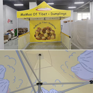 Tienda de exhibición emergente con dosel de 10*10 pies de diseño libre personalizado para promoción de bienes raíces al aire libre para cabinas de exposición - Product Image 4