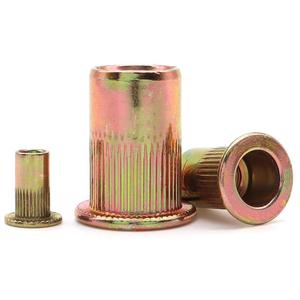 Écrou à rivet à tête <span class=keywords><strong>plate</strong></span> standard GB zingué jaune M3 M4 M5 et écrou à rivet tirant rivet à tête ronde haute résistance - Product Image 6