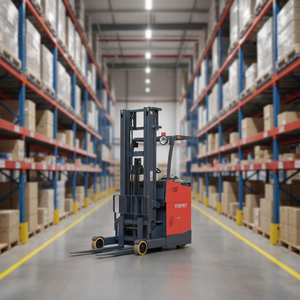 מלגזה חשמלית מותאמת אישית 3 טון עם תלת-מוטות, בעלת יכולת הרמה גבוהה, עם מזלגות נשלפים לתעשיית המזון - Product Image 1