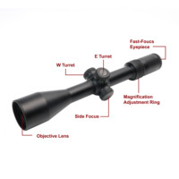 6-24x50 FFP Aluminum Alloy Hunting Scope 50mm Objective Lens Fully Multi-Coated 30mm Tube Tactical Spotting Sight