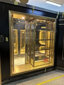 Vitrine de metal para lojas de roupas, armário de exibição de roupas de luxo, vitrine de design de interiores para lojas de roupas