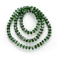 Perles en verre pour la fabrication de bijoux, perles d'espacement à facettes, en cristal, nouveau design, 8mm, vente en gros, pièces