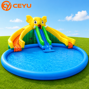 Ceyu Parque Acuático Inflable Gigante Personalizado con Tobogán Temático de Elefantes, Piscina, Equipo Comercial para Parques Acuáticos al Aire Libre para Todas las Edades - Product Image 1