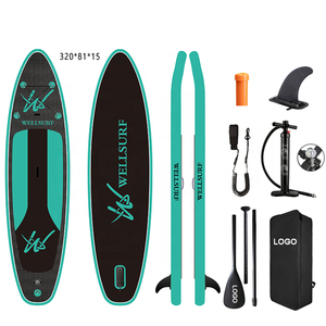 Planche de surf gonflable double couche personnalisée en fibre de carbone de 11 pieds, texture carbone, orange, fabrication Weihai - Product Image 3