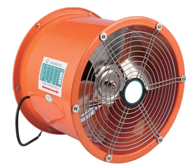 HVAC endüstriyel eksenel akış havalandırma aspiratör eksenel fan blower şişme kaydırak havalandırma