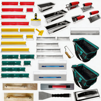 Ensemble de grattoirs à peinture professionnels, lames épaisses et flexibles en acier inoxydable, plusieurs tailles, poignée ergonomique, pour plaques de plâtre et mastic