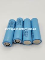 Batterie 18650 QB18650 3200mAh 3.7V 10A NCM Anode Limn Cathode, durée de vie 500 cycles, certifiée KC/CE, garantie 6 mois, pour lampe torche, véhicule électrique, vélo électrique