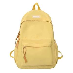 Mochila Unisex con Cierre de Cremallera, Moderna, para Estudiantes, Impermeable, con Forro de Poliéster, Material Principal Nailon, para Secundaria y Preparatoria - Product Image 1