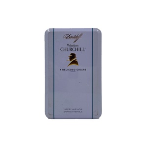 Caja de Almacenamiento de Cigarrillos/Tabaco Personalizada, Caja Metálica Cuadrada de Hojalata para Cigarrillos - Product Image 1