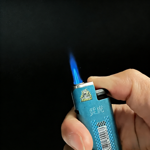 Encendedor de Gas Recargable de Acero de Diseño Moderno OEM, Encendedor de Butano Resistente al Viento, Encendedor Electrónico de Chorro, Regalos Empresariales para Cigarros y Cigarrillos - Product Image 6