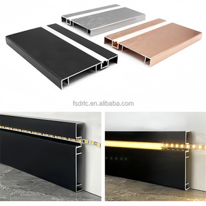 Đèn LED trang trí chân tường bằng hợp kim nhôm, dễ lắp đặt cho trang trí nhà cửa - Product Image 5