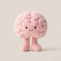 Peluche intelligente personnalisée avec ampoule, jouet éducatif en peluche douce, poupée créative intelligente en peluche