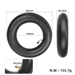 Chambre à air en caoutchouc ULIP 85/65-6.5 pour roue de trottinette Kugoo G Booster, remplacement durable - Product Image 2