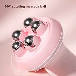 Cinco-Ball Inner Leg Shaping Massageador Esportes Muscular Relaxamento Abdominal Roller Belly <span class=keywords><strong>Rub</strong></span> Cintura Magro Meridian Escova para o Corpo - Product Image 3