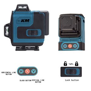 Nivel Láser Km de 16 Líneas, Luz Verde de 520 Nm, Herramienta de Nivelación de Paredes y Pisos de Grado Industrial - Product Image 3