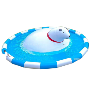 Детский надувной бассейн, ледяной медведь, снеговик и панда, водный бассейн, аквапарк, облако, прямой производитель - Product Image 6