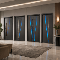 Portail de sécurité moderne en aluminium, grille de clôture antivol pour jardin, entrée pivotante extérieure pour villa résidentielle, personnalisable