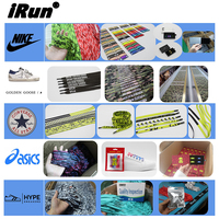 IRun – lacets de chaussures plats et emballage, lacets de chaussures décoratifs en polyester et coton mélangé, lacets de chaussures essentiels