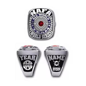 Anneaux de championnat personnalisés de haute qualité pour Football Baseball Cheerleading-Bijoux de tournoi de sport en alliage - Product Image 4