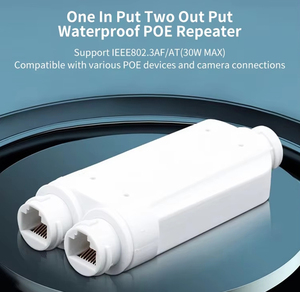 PoE-Verstärker für große Entfernungen, 1 Eingang, <span class=keywords><strong>2</strong></span> Ausgänge, 100 Mbit/s, wasserdicht - Product Image 5