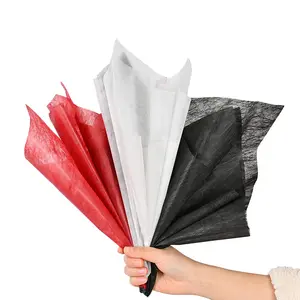 Papel de algodão de flores para lenços de leite, à prova d' água, de cor sólida, material de embalagem