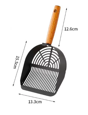Pelle à litière pour chat [long terme] noire 1