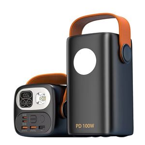 <span class=keywords><strong>Power</strong></span> <span class=keywords><strong>Bank</strong></span> <span class=keywords><strong>Laptop</strong></span> portabel, baterai cadangan eksternal 60000mAh kapasitas besar PD100W pengisi daya Cepat 40000mah 65w Powerbank mikro USB - Product Image 1