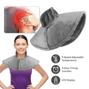 New Electric Heated Physiotherapy Shawl Plug In Heated Cape Winter Home Back Neck Waist Warming <b>Thermal</b> Heating Shawl - Product Image 6