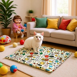Tissu auto-adhésif extra large et épais avec bande magique pour le toilettage des chats et le soin des griffes - Product Image 1