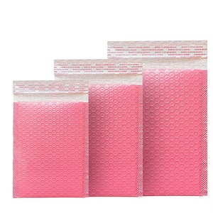 11x13+4cm Custom Pink Mailer Padded Mailing <strong>Matte</strong> Courier Packaging <strong>Bubble</strong> <strong>Envelopes</strong> Shipping Bag Poly <strong>Bubble</strong> Mailer - Product Image 3