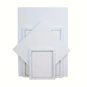 Hot Selling SHENGCHENG SCST-001 Custom Size Cotton White Stretched <b>Canvas</b> Oil <b>Painting</b> Acrylic Artist <b>Canvas</b> with Wood Frame - Product Image 1