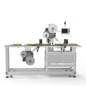 Étiqueteuse entièrement automatique Étiqueteuse de surface supérieure et inférieure Boîtes Sacs Canettes Étiqueteuse double face de SKILT - Product Image 2