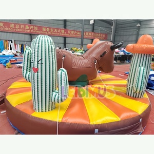 Thiết kế mới Inflatable cưỡi Bull trò chơi bơm hơi thể thao trò chơi tương tác Inflatable PVC trò chơi - Product Image 2