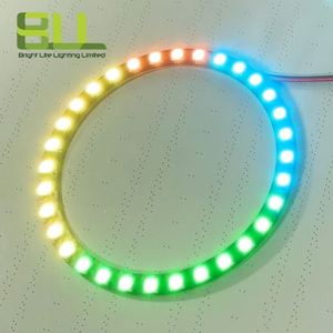Thông minh <span class=keywords><strong>LED</strong></span> Ring WS2812 cá nhân địa chỉ <span class=keywords><strong>pixel</strong></span> rgbic 32LED DC5V <span class=keywords><strong>LED</strong></span> Strip ánh sáng - Product Image 2