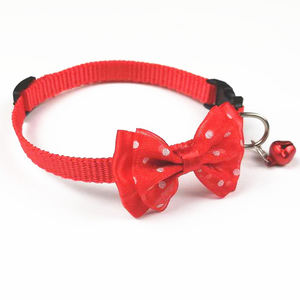Rarewe Pet Produkt hersteller verkaufen <span class=keywords><strong>Polka</strong></span> <span class=keywords><strong>Dot</strong></span> Butterfly Bowknot <span class=keywords><strong>Collar</strong></span> Verstellbare Cat <span class=keywords><strong>Dog</strong></span> Cute Pet <span class=keywords><strong>Nylon</strong></span> Halsbänder - Product Image 1