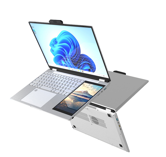 Factory Direct Sale OEM LOGO Intel N100 16GB RAM 512GB SSD Type-C Dual Screen Touch New Laptop
