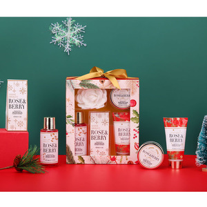 Nuovi Arrivi 2023: <span class=keywords><strong>Set</strong></span> da Bagno Natalizio Naturale per Viso e Corpo, Regalo per Spa e Viaggi - Product Image 3