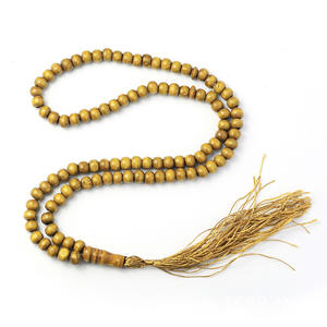 줌 이슬람 이슬람 Tasbih 쿡 33 이슬람 개최 기도 구슬 99 개 나무기도 구슬 술 묵주 목걸이 - Product Image 3