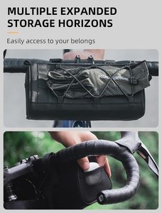 Sac de vélo imperméable en EVA personnalisé en gros, 4L, meilleur sac de guidon de vélo pour le cyclisme, sac de rangement pour scooter électrique suspendu - Product Image 5