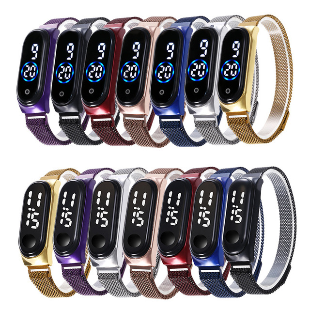 Hot Sale Factory LED Wrist Watch Fashion Watch High Quality Sports Waterproof Touch Digital Bracelet Watch
