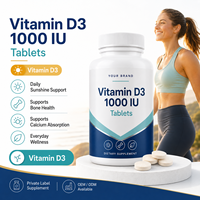 Comprimés de calcium végétal à base d'algues rouges Calcium D3 K2 1 comprimé par jour pour le soutien osseux
