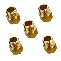 Technics Brass Bushing Plug Male Thread Equal Adapter Pipe Fitting HEX Dipoles Tahan Korosi Tekanan Rendah