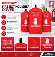Pièces d'extincteurs en gros, housses d'extincteurs rouges de haute qualité pour l'extérieur - Équipements anti-incendie - Accessoires incendie