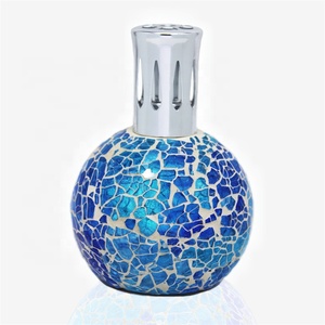 Aromaterapia compatible con aceite Lampe Berge, lámpara de aromaterapia catalítica de 100 ML Lámpara de aceite de mosaico de vidrio - Product Image 5