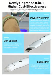 2026 8-in-1 Multifunctional Oxygen Hydra Dermabrasion <b>Machine</b> for Pore Shrinking Skin Repair & Moisturizing - Product Image 6