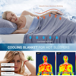 Coperta Rinfrescante per Bambini con Tendenza al Caldo, Coperta Arc-Chill con Design a Doppio Lato, Fibra Giapponese che Assorbe il Calore Corporeo - Product Image 6