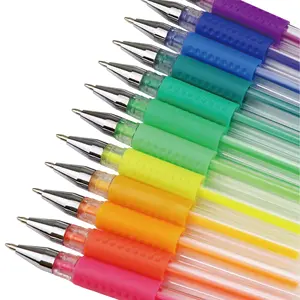 ANI 100 colori 13*150mm 2021 Set di penne Gel promozionali in plastica permanente, Gel per penna